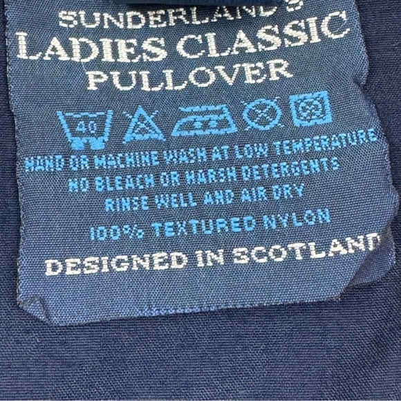 90’s SUNDERLAND of Scotland Ladies Classic Golfers Windbreaker Pullover - Picture 7 of 9